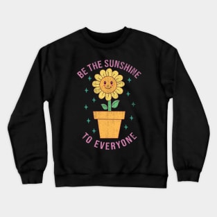 Sunflower Plant Crewneck Sweatshirt